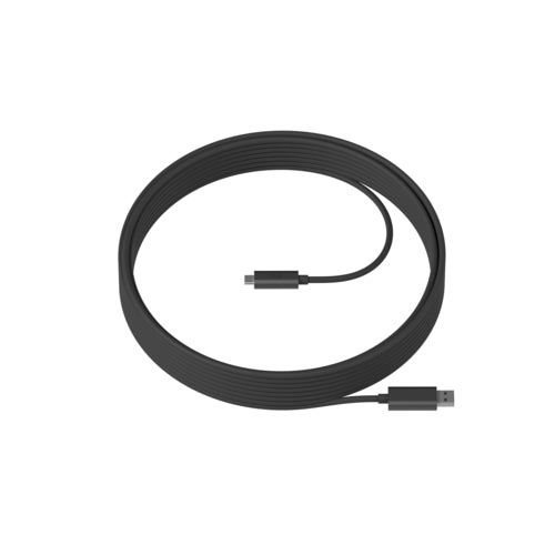 Logitech 25 m USB Data Transfer Cable for Tap, Video Conferencing Camera, Power Supply, PTZ Camera Logitech 25 m USB Data Transfer Cable for Tap, Video Conferencing Camera, Power Supply, PTZ Camera